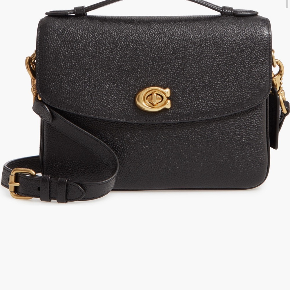 Coach Black Cassie Crossbody with Gold Hardware